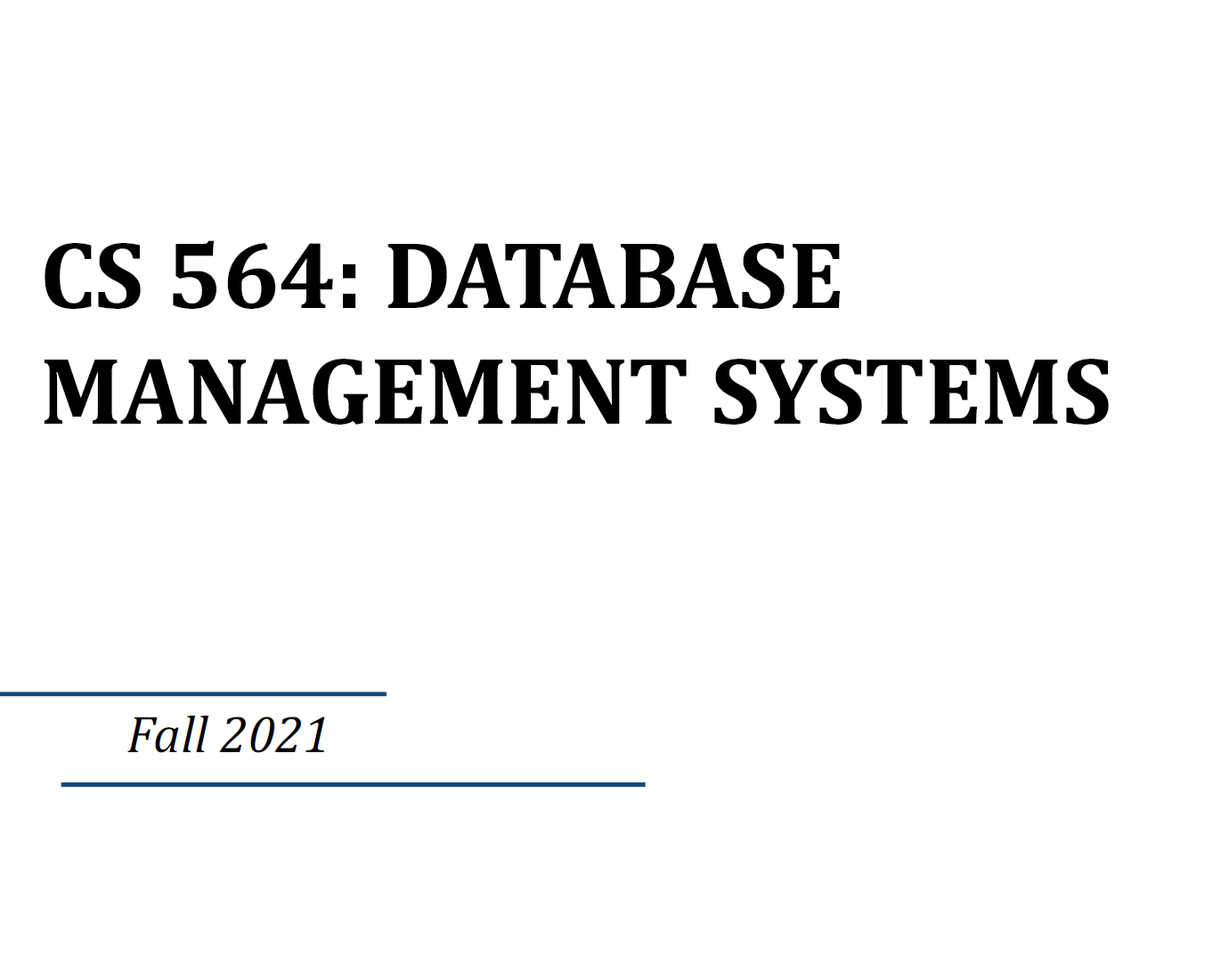 Database Management Systems: Design and Implementation